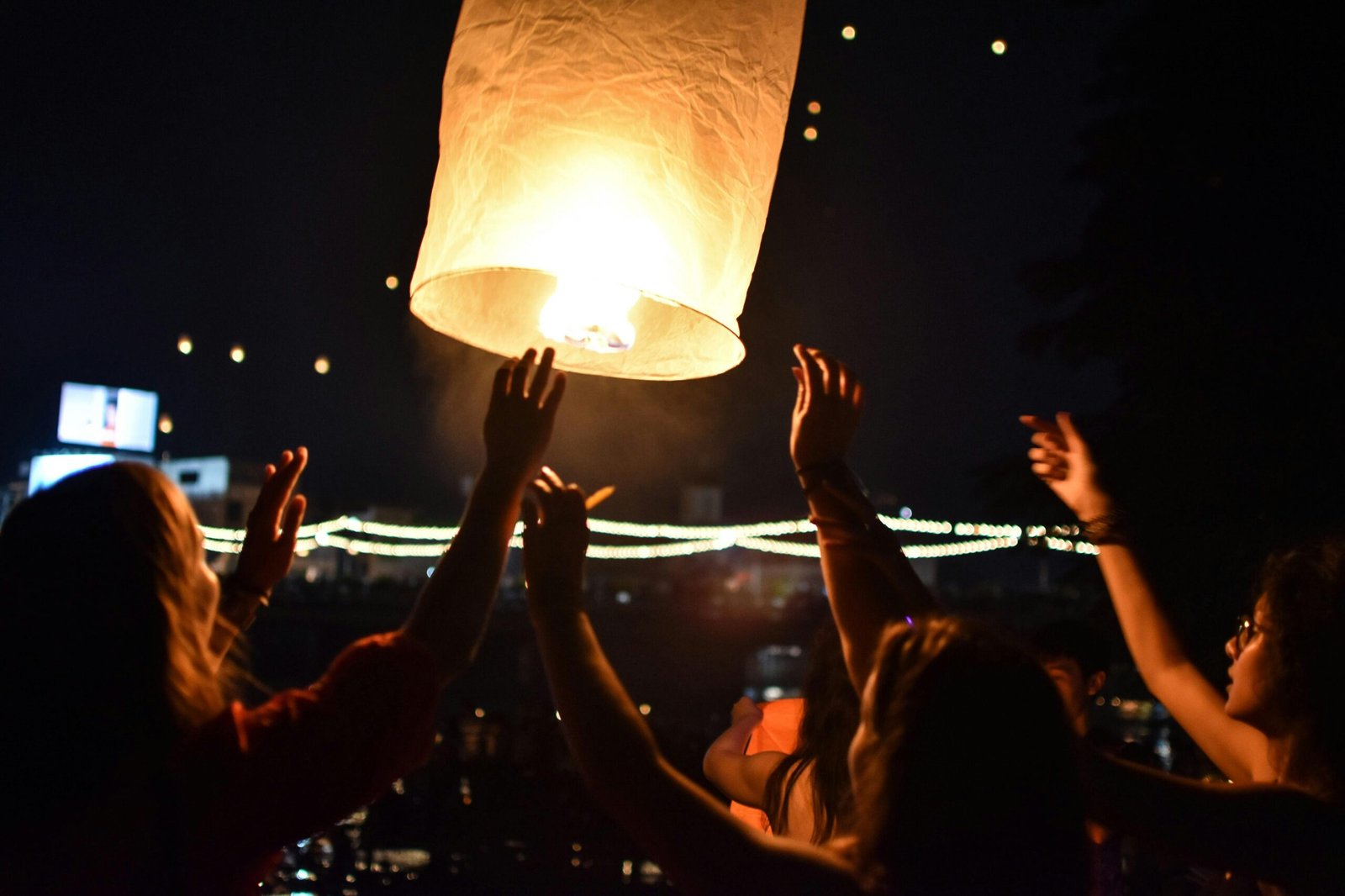 Yellow Sky Lantern